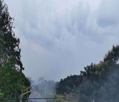 尖草坪揚塵點噴霧系統(tǒng)操作簡單 彈性織帶助力環(huán)保